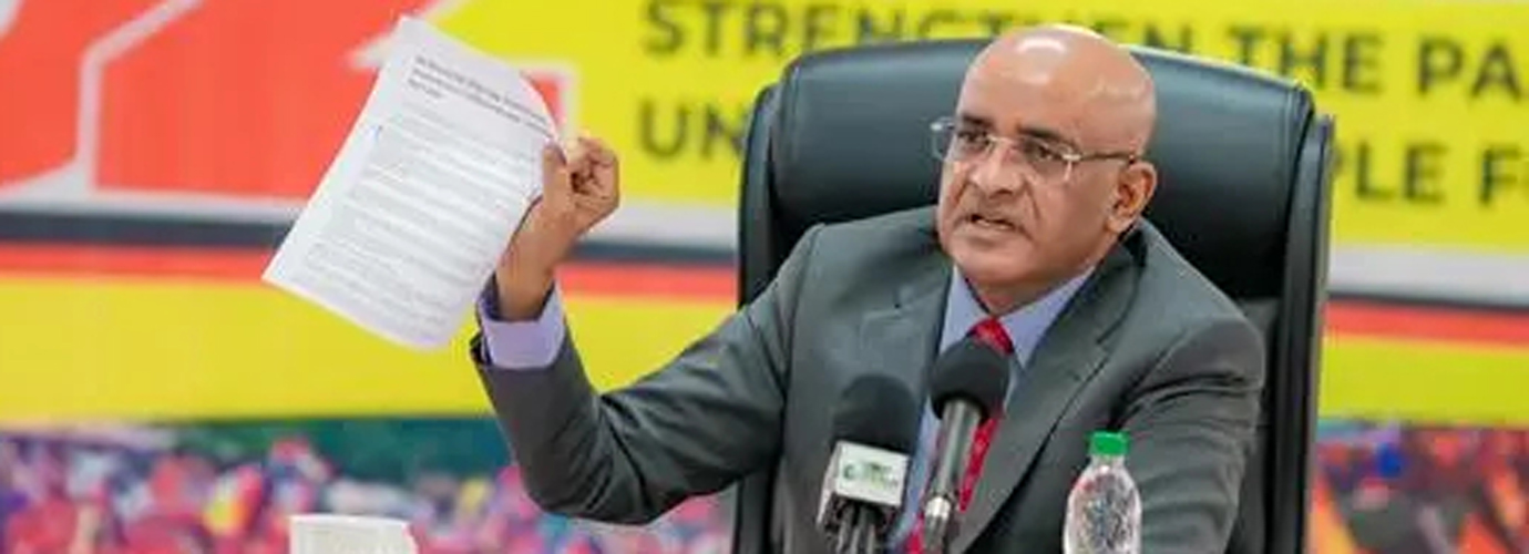 Dr. Jagdeo says he is prepared to defend against any legal action by Nagamootoo