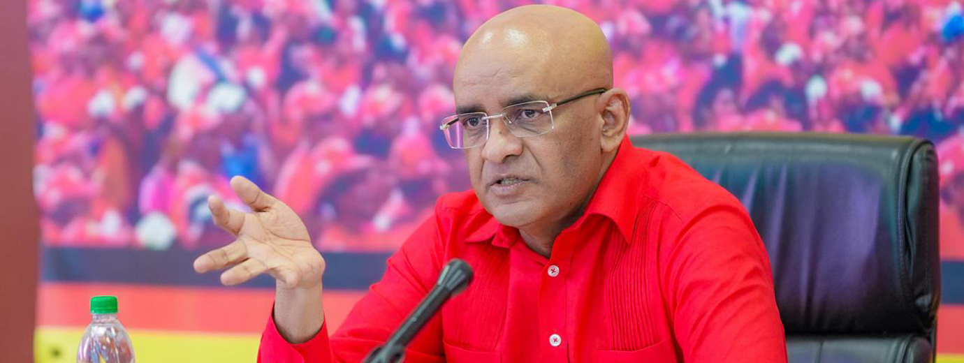 Dr Bharrat Jagdeo was unanimously re-elected as General Secretary