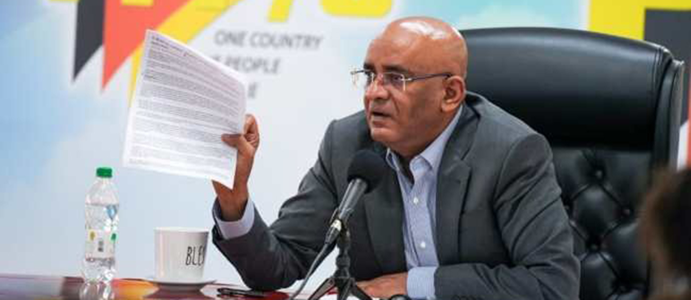 Gov’t unlikely to extend license for offshore oil exploration – GS Jagdeo